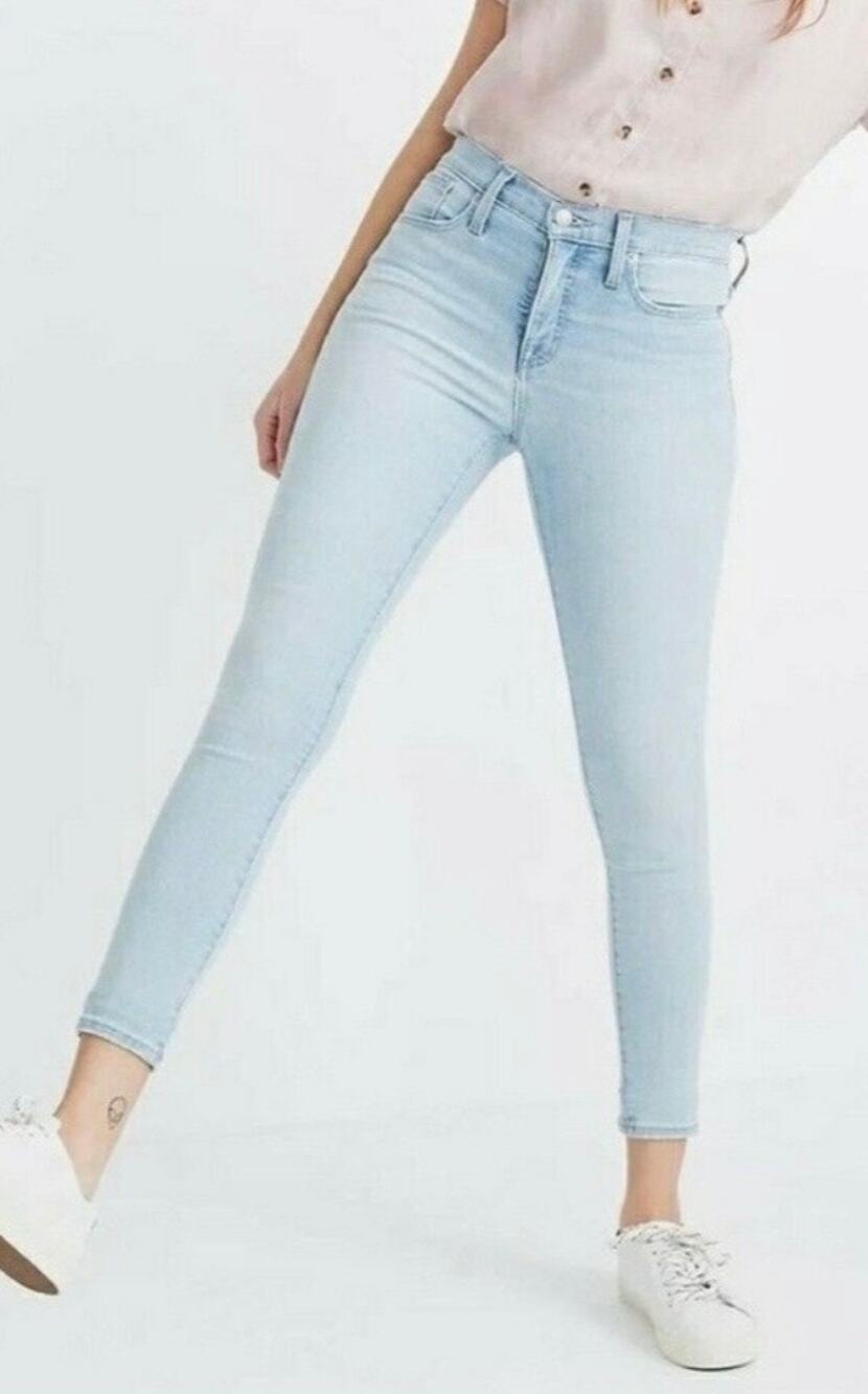 Madewell Jeans 9โ Mid Rise Skinny Crop Jeans 28